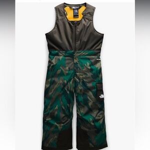 The North Face Camo Snow Bib, size 2T, VGUC
